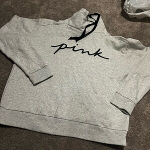 PINK Victoria's Secret Light Gray Sweater